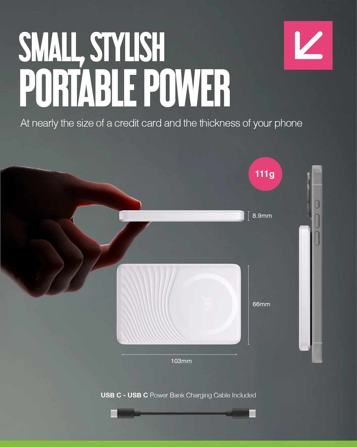 Juice 1 Charge Mag Tec Power Bank – 5,000mAh - Image 31