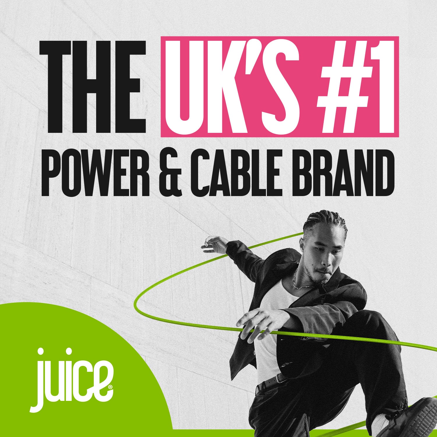 Juice Apple Lightning Braided Charging Cable 1m - Image 5