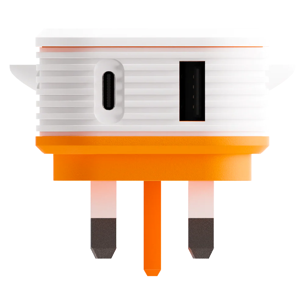 Juice Animals 30W Dual Port USB-A/C PD Plug - Tiger - Image 3