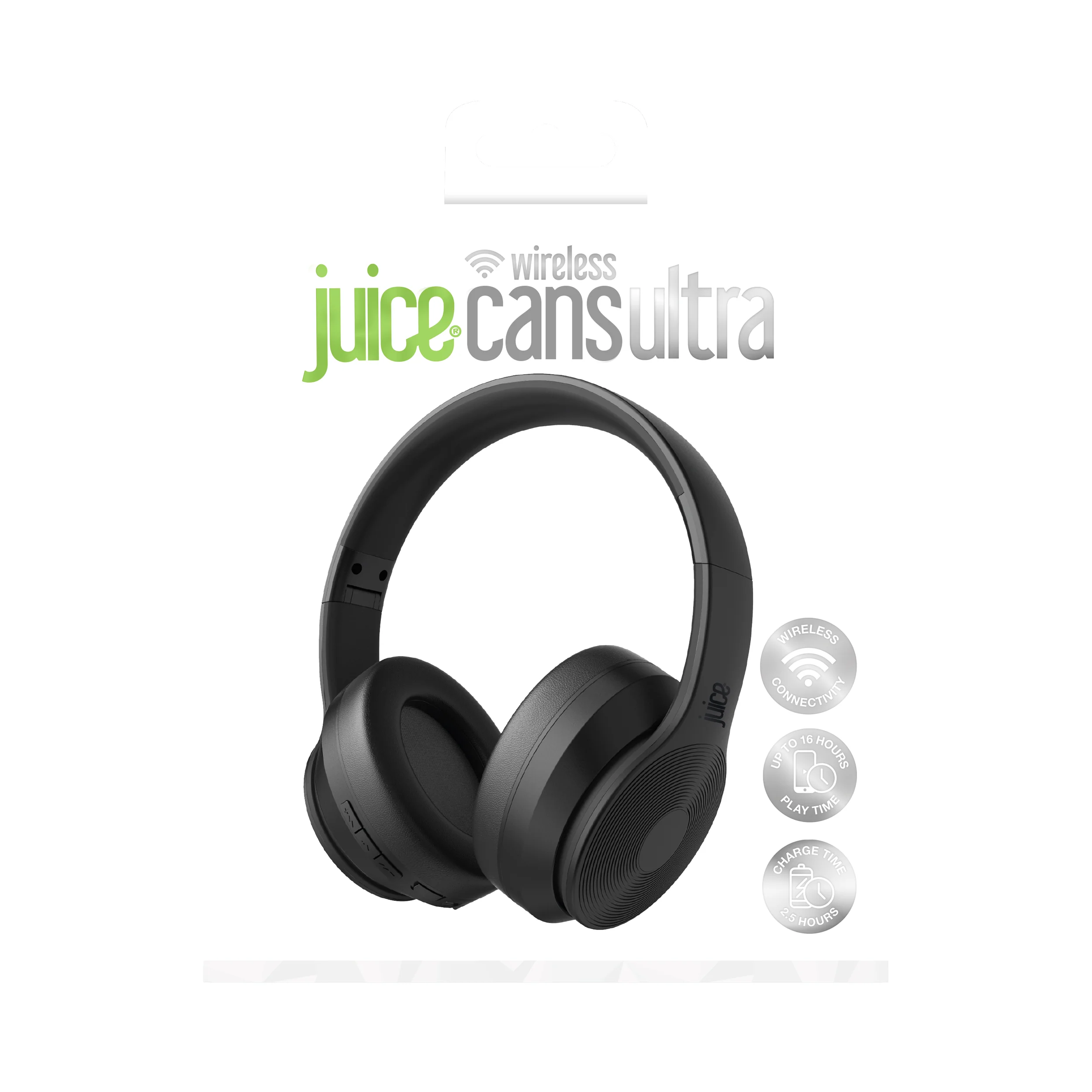 Juice Cans Ultra Headphones – Black - Image 4