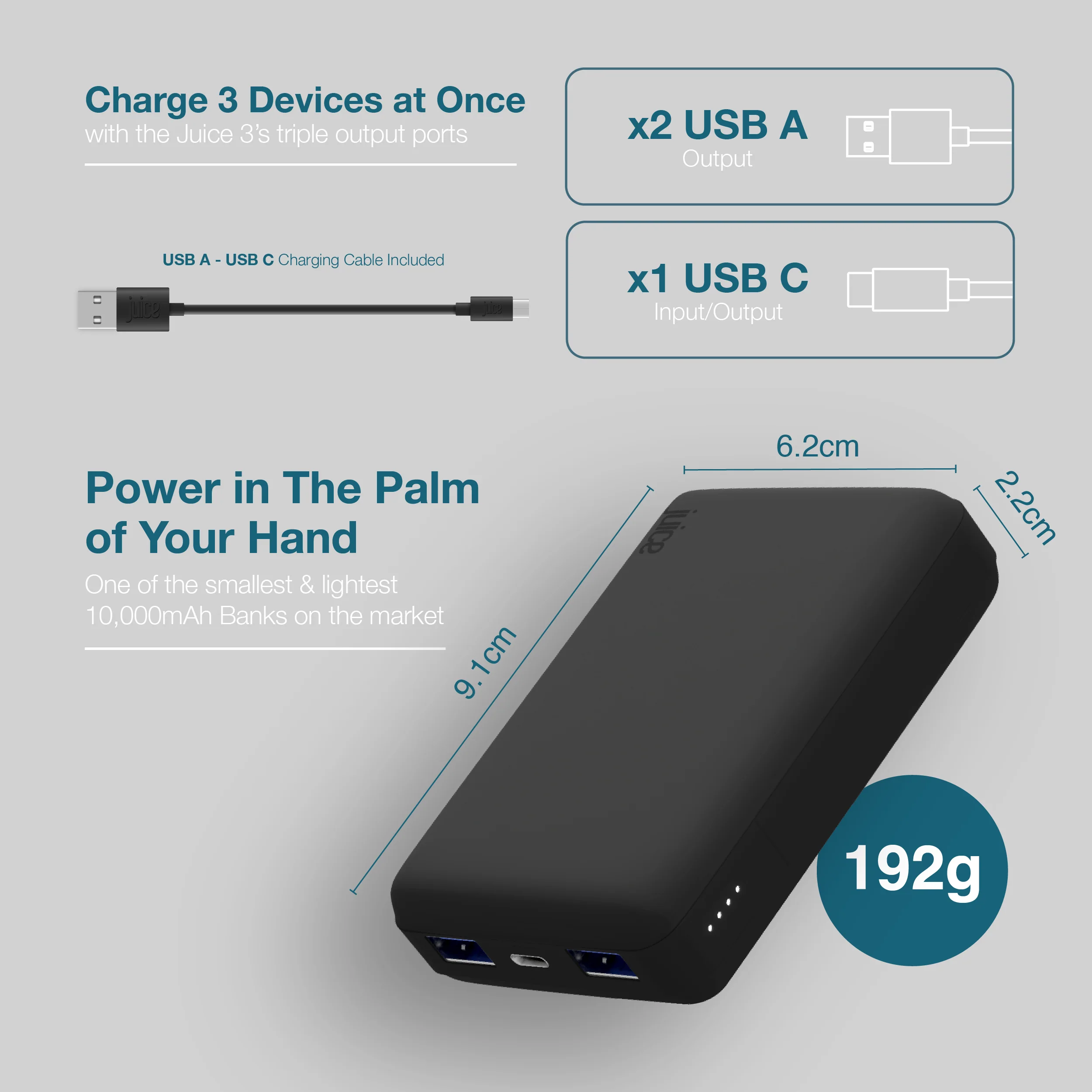 Juice ECO 3 Charge Power Bank – 10,000mAh - Image 5