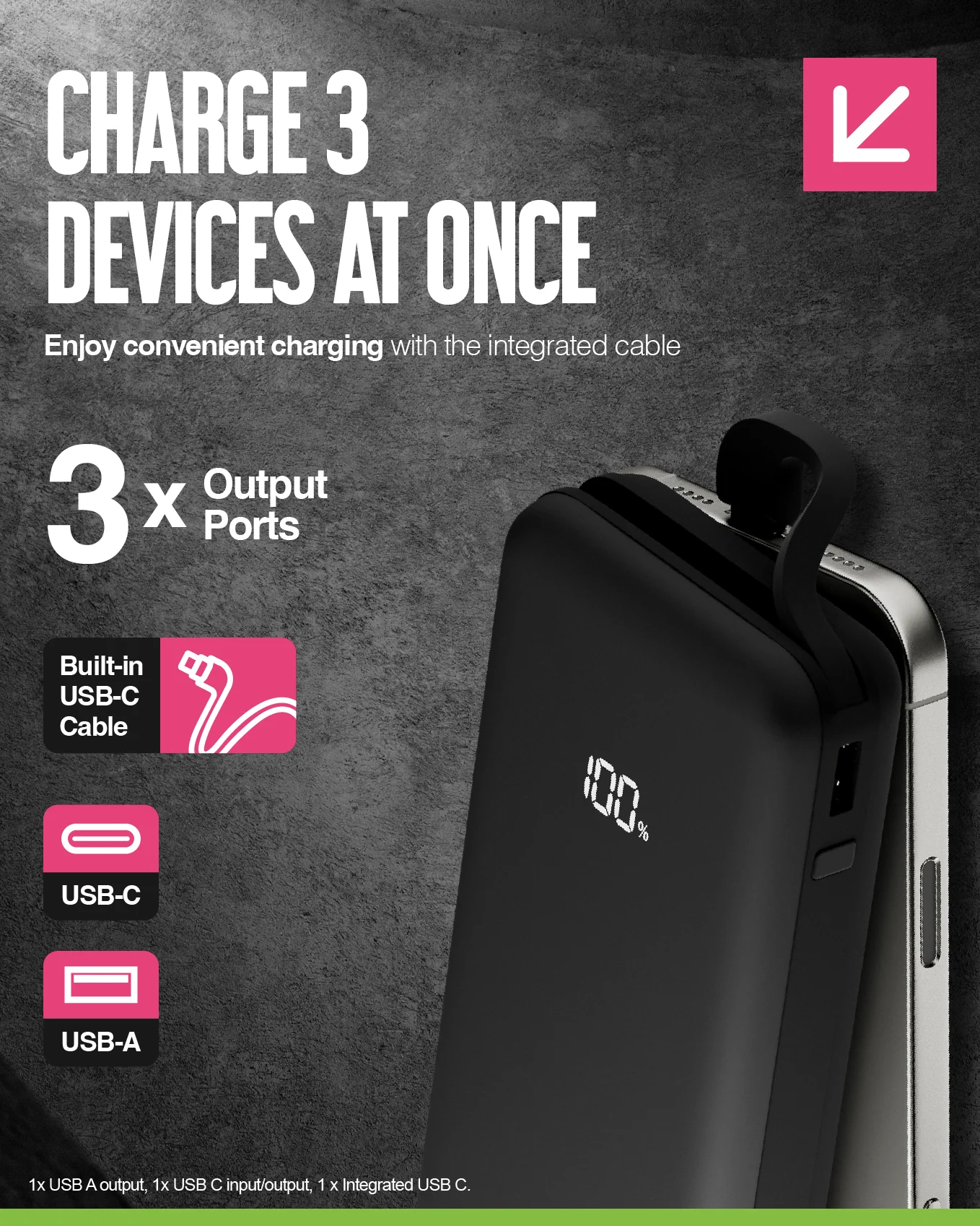 Juice Integrated 4 Charge Power Bank – 16,000mAh - Image 7