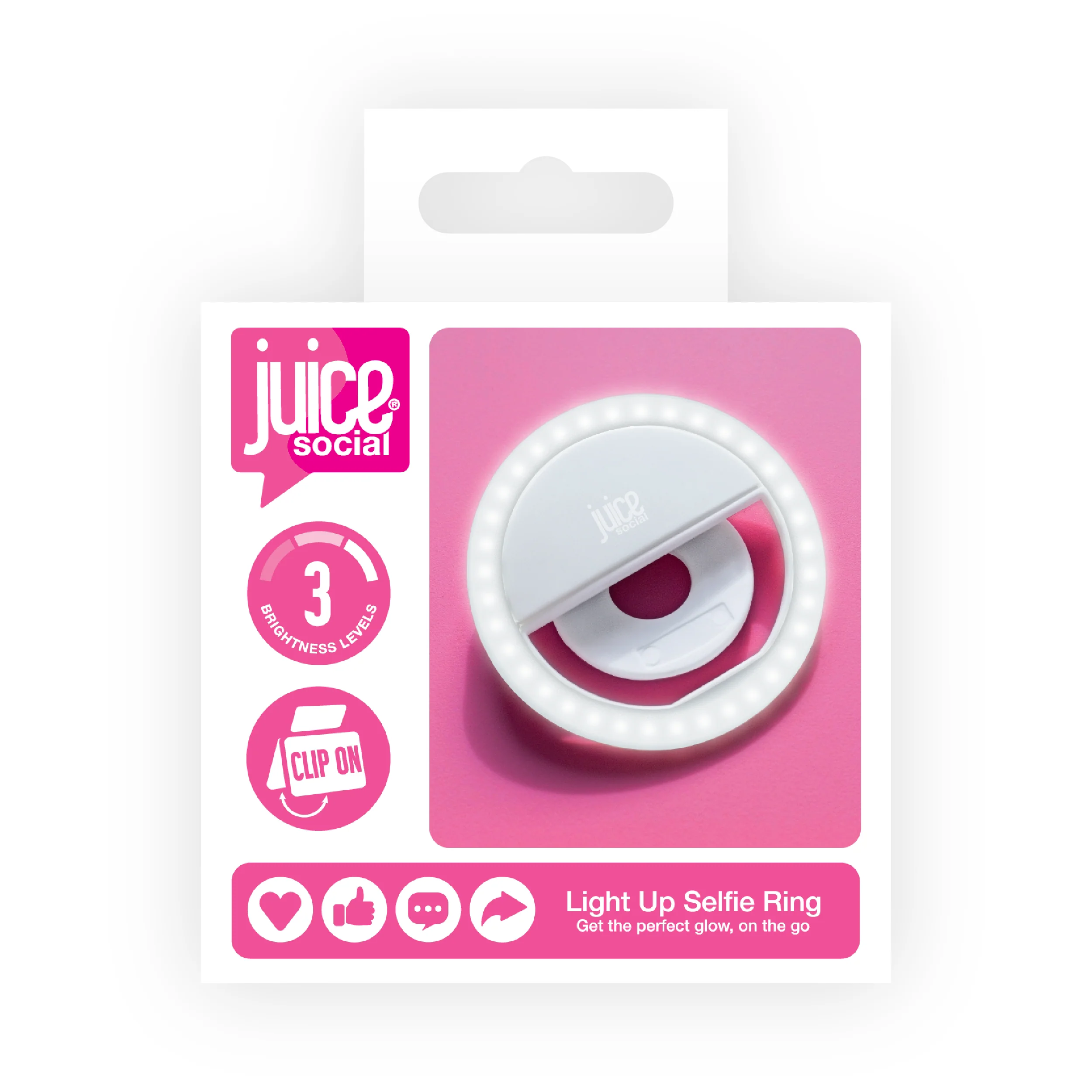 Juice Social Clip-On Selfie Ring Light - Image 5