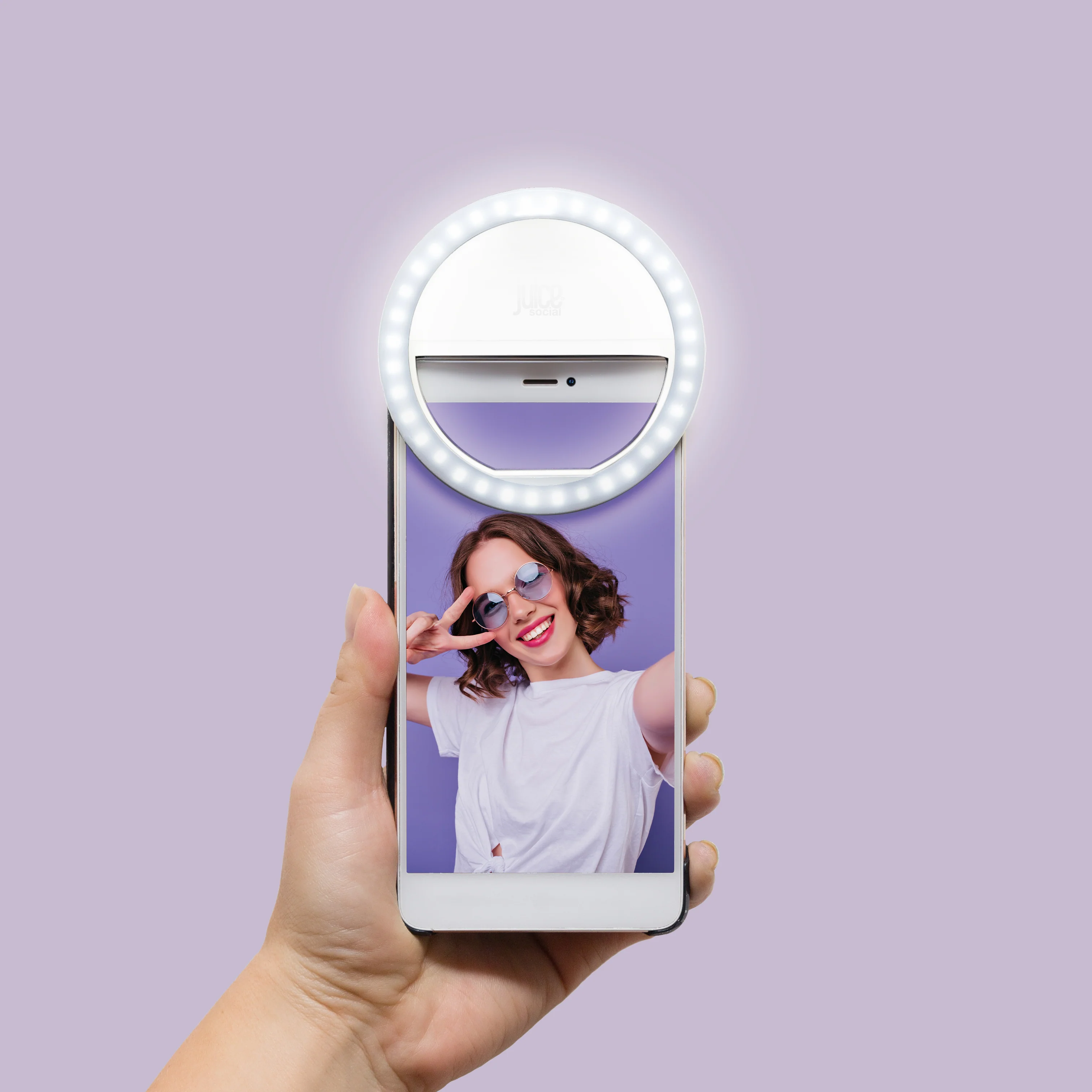 Juice Social Clip-On Selfie Ring Light - Image 8