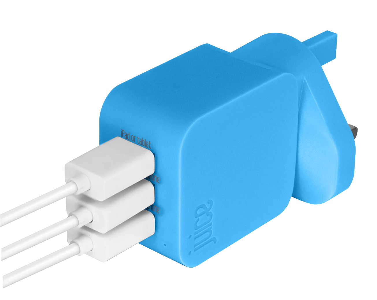 Triple Juice Port 3.4 Amp Mains Charger Plug - Image 5